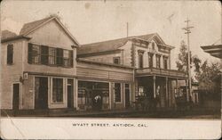 Wyatt Street Antioch, CA Postcard Postcard Postcard