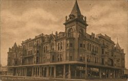 1718 - Hughes Hotel, Fresno, California Postcard