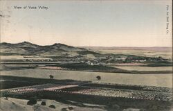 View of Vaca Valley Postcard