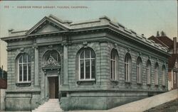 Carnegie Public Library Vallejo, CA Postcard Postcard Postcard