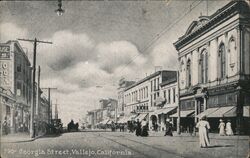 Georgia Street Vallejo, CA Postcard Postcard Postcard