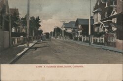 A Residence Street Suisun City, CA Postcard Postcard Postcard