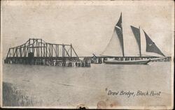 Drawbridge, Black Point Postcard