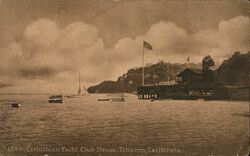 Corinthian Yacht Club House Postcard