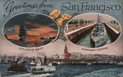 Views of San Francisco Postcard