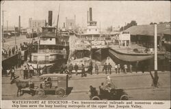 Waterfront at Stockton Postcard