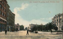 San Joaquin Street looking South Postcard