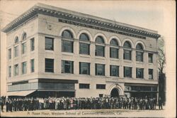 Western School of Commerce Postcard