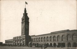 Building and Clocktower Postcard