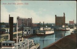 Water Front View Postcard