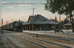 Southern Pacific Depot Postcard