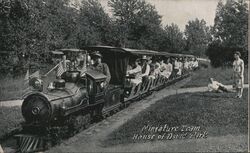 Miniature Train - House of David Park Benton Harbor, MI Postcard Postcard Postcard