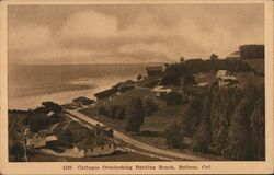 Cottages Overlooking Bathing Beach Bolinas, CA Postcard Postcard Postcard