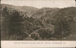 View of Second Valley and Mt. Vision Postcard