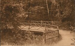 Rustic Bridge Ross, CA Postcard Postcard Postcard