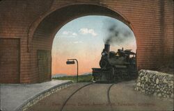 Train Leaving Tavern at Summit Postcard