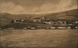 View from the Lagoon Tiburon, CA Postcard Postcard Postcard