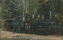 Tamalpais Scenic Railway Mount Tamalpais, CA Postcard Postcard Postcard