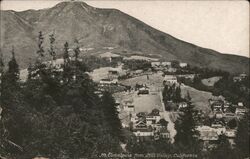 Mt Tamapais from Mill Valley, California Postcard