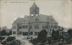 983 - Court House, Santa Ana, Cal. California Postcard Postcard Postcard