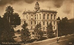 Tulare County Court House Postcard