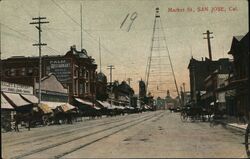 Market street Postcard