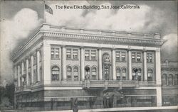 The new Elks building Postcard