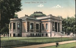 Carnegie Library San Jose, CA Postcard Postcard Postcard