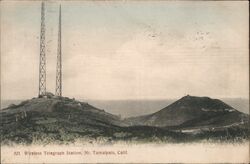 Wireless Telegraph Station Postcard