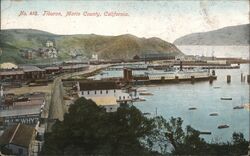 Aerial View of the Docks Postcard