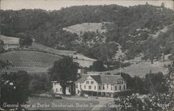 General View at Burke sanatorium Postcard