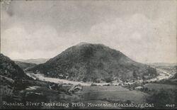 Russian River Encircling Fitch Mountain Postcard