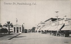 Center Street Postcard