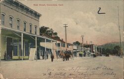 West Street Cloverdale, CA Postcard Postcard Postcard