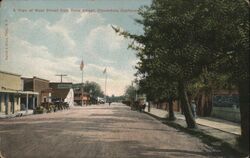 A View of West Street from Third Street Cloverdale, CA Postcard Postcard Postcard