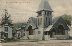 Congregational Church Cloverdale, CA Postcard Postcard Postcard