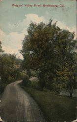 Knights' Valley Road, Healdsburg, Cal. Postcard