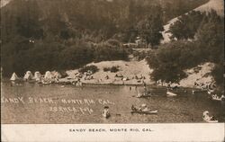 Sandy Beach Postcard