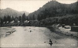 Russian River from the Bridge Postcard