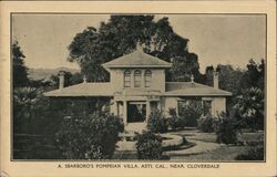 A. Sbarboro's Villa Postcard