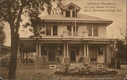 Officer's Residence Italian-Swiss Colony Asti, CA Postcard Postcard Postcard