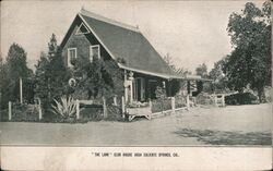 "The Lark" Club House Agua Caliente Springs Postcard