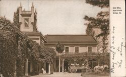 Hotel office, Agua Caliente Springs Postcard