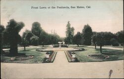 Front Lawn of the Peninsula Postcard