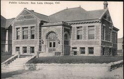 Public Library Postcard