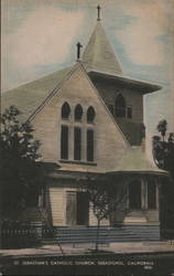 St. Sebastian's Catholic Church Sebastopol, CA Postcard Postcard Postcard