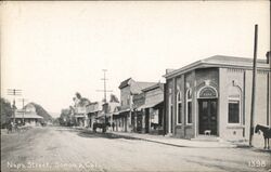 Napa Street Sonoma, CA Postcard Postcard Postcard