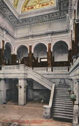 Interior Sonoma County Court House Postcard