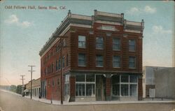 Odd Fellows Hall Postcard