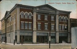 Masonic Temple Postcard